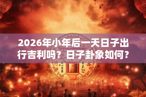 2026年小年后一天日子出行吉利吗？日子卦象如何？