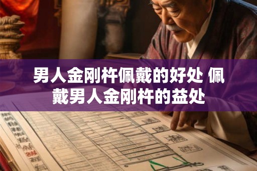 男人金刚杵佩戴的好处 佩戴男人金刚杵的益处