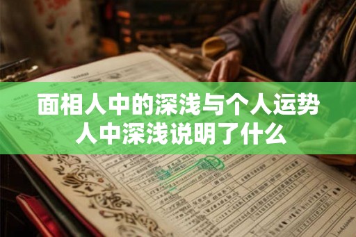 面相人中的深浅与个人运势 人中深浅说明了什么 面相人中的深浅与个人运势 人中深浅说明了什么