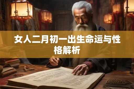 女人二月初一出生命运与性格解析