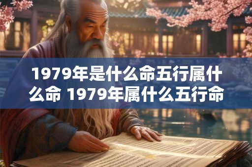 1979年是什么命五行属什么命 1979年属什么五行命