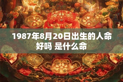 1987年8月20日出生的人命好吗 是什么命 1987年8月20日出生的人命好吗 是什么命