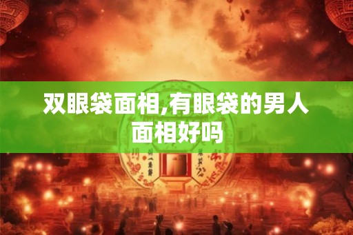 双眼袋面相,有眼袋的男人面相好吗