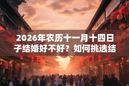 2026年农历十一月十四日子结婚好不好？如何挑选结婚吉日？