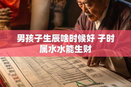 男孩子生辰啥时候好 子时属水水能生财