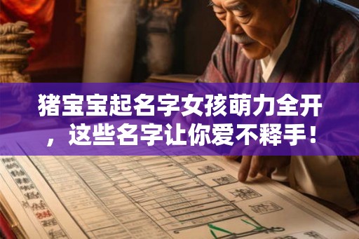 猪宝宝起名字女孩萌力全开，这些名字让你爱不释手！