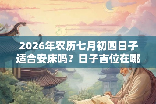 2026年农历七月初四日子适合安床吗？日子吉位在哪个方向？