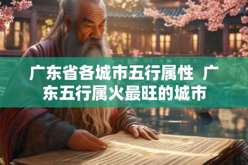 广东省各城市五行属性  广东五行属火最旺的城市