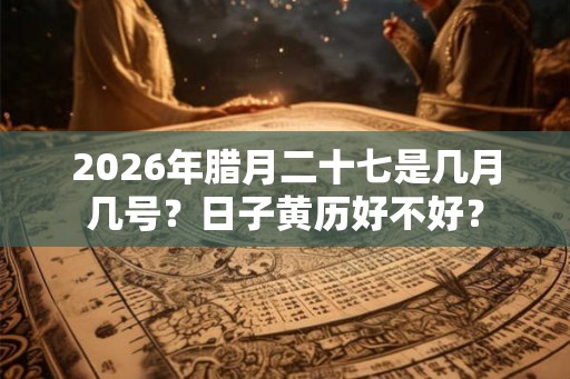 2026年腊月二十七是几月几号？日子黄历好不好？