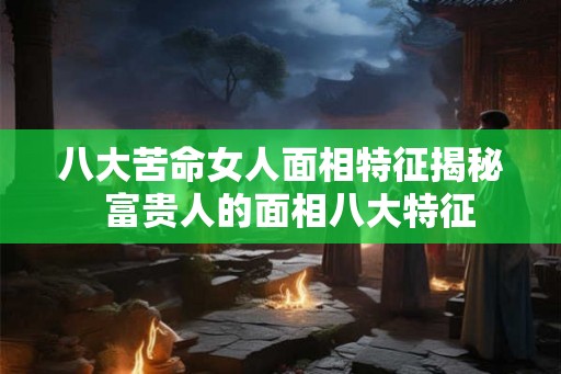 八大苦命女人面相特征揭秘  富贵人的面相八大特征