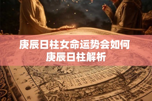 庚辰日柱女命运势会如何 庚辰日柱解析 庚辰日柱女命运势会如何 庚辰日柱解析