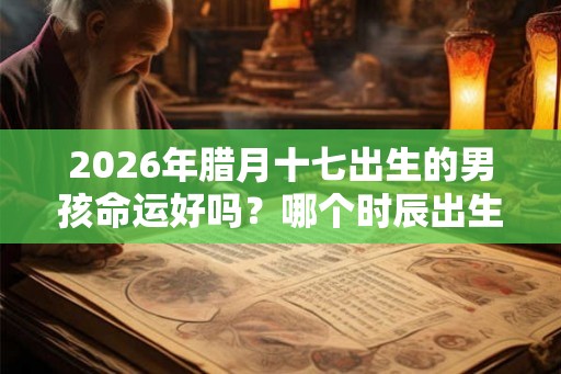 2026年腊月十七出生的男孩命运好吗？哪个时辰出生命好？
