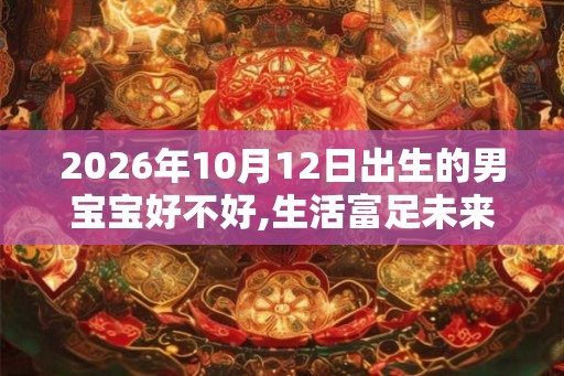 2026年10月12日出生的男宝宝好不好,生活富足未来可期 2026年10月12日出生的男宝宝好不好,生活富足未来可期