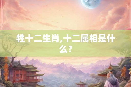 牲十二生肖,十二属相是什么？