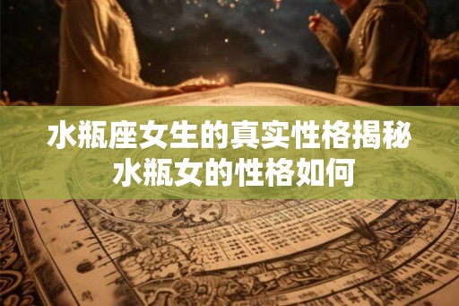 水瓶座女生的真实性格揭秘 水瓶女的性格如何