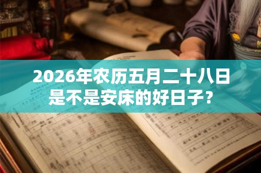 2026年农历五月二十八日是不是安床的好日子？