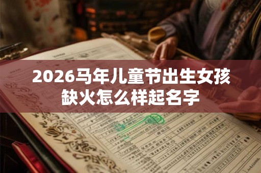 2026马年儿童节出生女孩缺火怎么样起名字