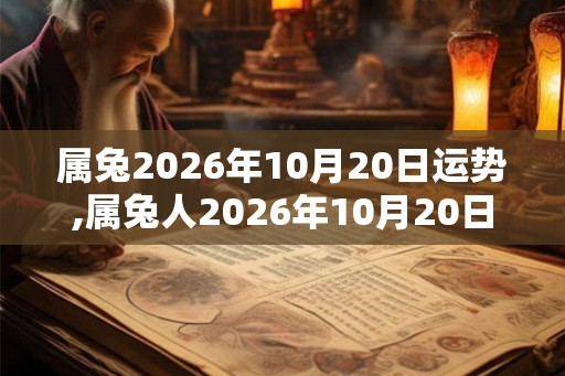 属兔2026年10月20日运势,属兔人2026年10月20日财运,生肖兔2026年10月20日运势 属兔2026年10月20日运势,属兔人2026年10月20日财运,生肖兔2026年10月20日运势