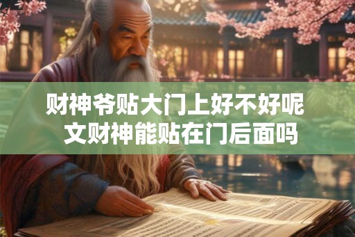 财神爷贴大门上好不好呢 文财神能贴在门后面吗 财神爷贴大门上好不好呢 文财神能贴在门后面吗
