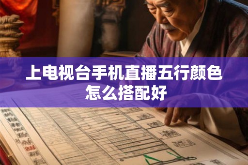 上电视台手机直播五行颜色 怎么搭配好 上电视台手机直播五行颜色 怎么搭配好
