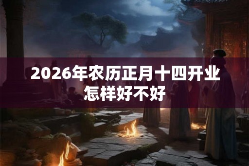 2026年农历正月十四开业怎样好不好