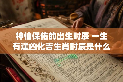 神仙保佑的出生时辰 一生有逢凶化吉生肖时辰是什么时候