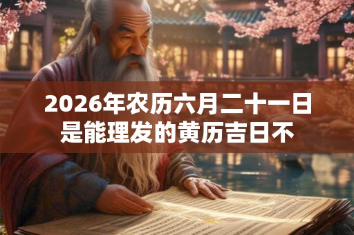 2026年农历六月二十一日是能理发的黄历吉日不