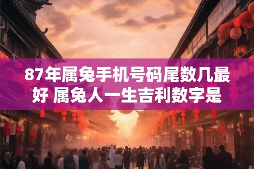 87年属兔手机号码尾数几最好 属兔人一生吉利数字是几