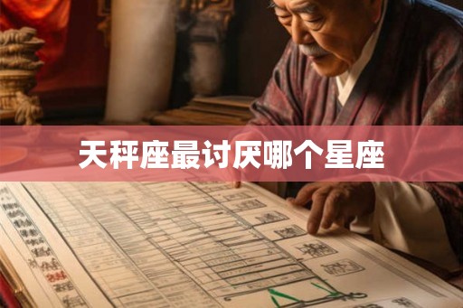 天秤座最讨厌哪个星座 天秤座最讨厌哪个星座