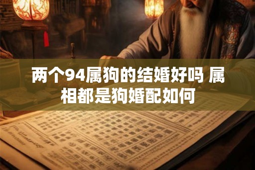 两个94属狗的结婚好吗 属相都是狗婚配如何 两个94属狗的结婚好吗 属相都是狗婚配如何