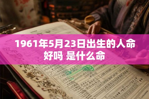 1961年5月23日出生的人命好吗 是什么命