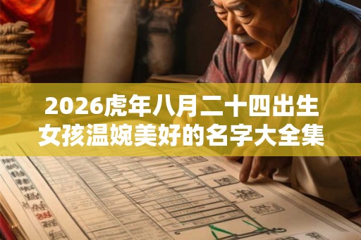 2026虎年八月二十四出生女孩温婉美好的名字大全集