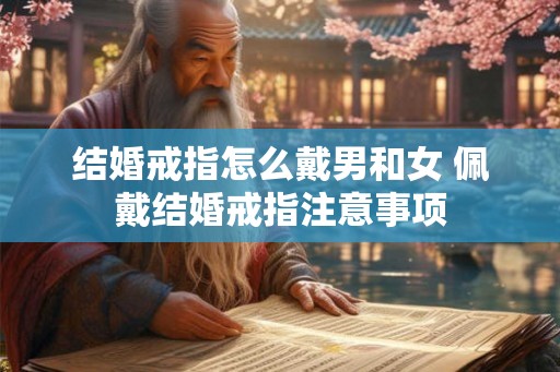 结婚戒指怎么戴男和女 佩戴结婚戒指注意事项 结婚戒指怎么戴男和女 佩戴结婚戒指注意事项