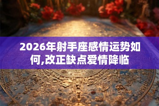 2026年射手座感情运势如何,改正缺点爱情降临