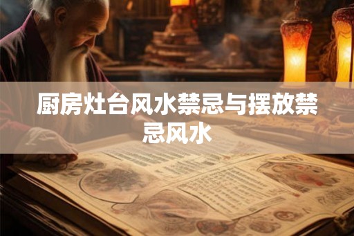 厨房灶台风水禁忌与摆放禁忌风水