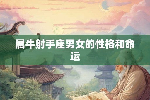 属牛射手座男女的性格和命运