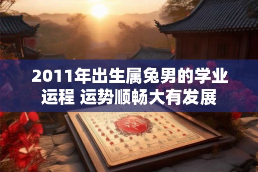 2011年出生属兔男的学业运程 运势顺畅大有发展