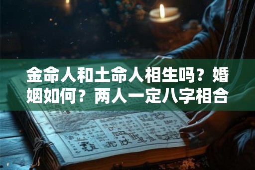 金命人和土命人相生吗？婚姻如何？两人一定八字相合吗？