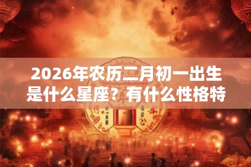 2026年农历二月初一出生是什么星座？有什么性格特点？