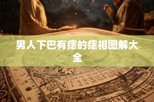 男人下巴有痣的痣相图解大全