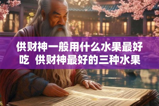 供财神一般用什么水果最好吃  供财神最好的三种水果