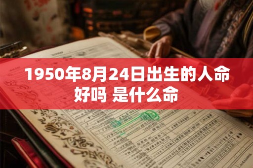 1950年8月24日出生的人命好吗 是什么命