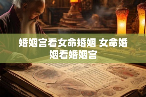 婚姻宫看女命婚姻 女命婚姻看婚姻宫