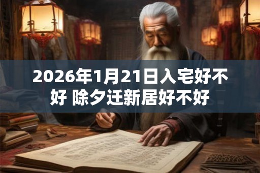 2026年1月21日入宅好不好 除夕迁新居好不好