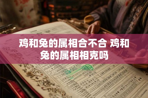 鸡和兔的属相合不合 鸡和兔的属相相克吗