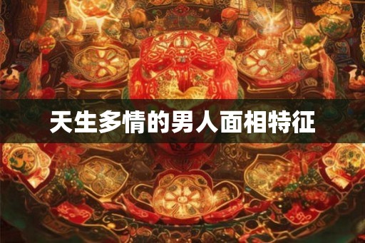 天生多情的男人面相特征