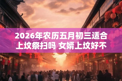 2026年农历五月初三适合上坟祭扫吗 女婿上坟好不好