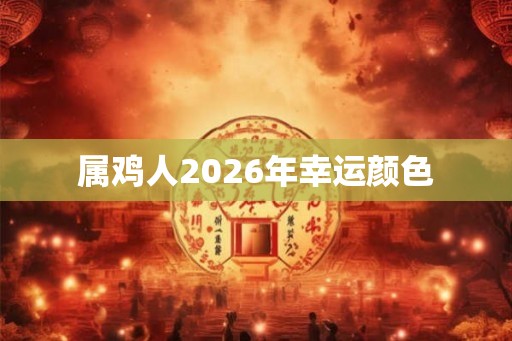 属鸡人2026年幸运颜色