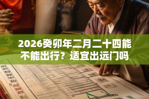 2026癸卯年二月二十四能不能出行？适宜出远门吗