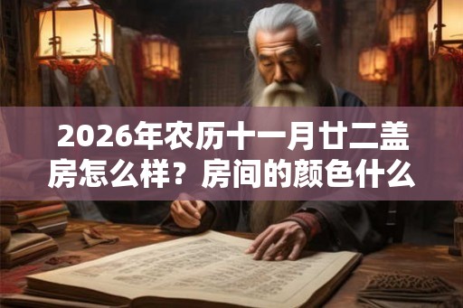 2026年农历十一月廿二盖房怎么样？房间的颜色什么色最合适？